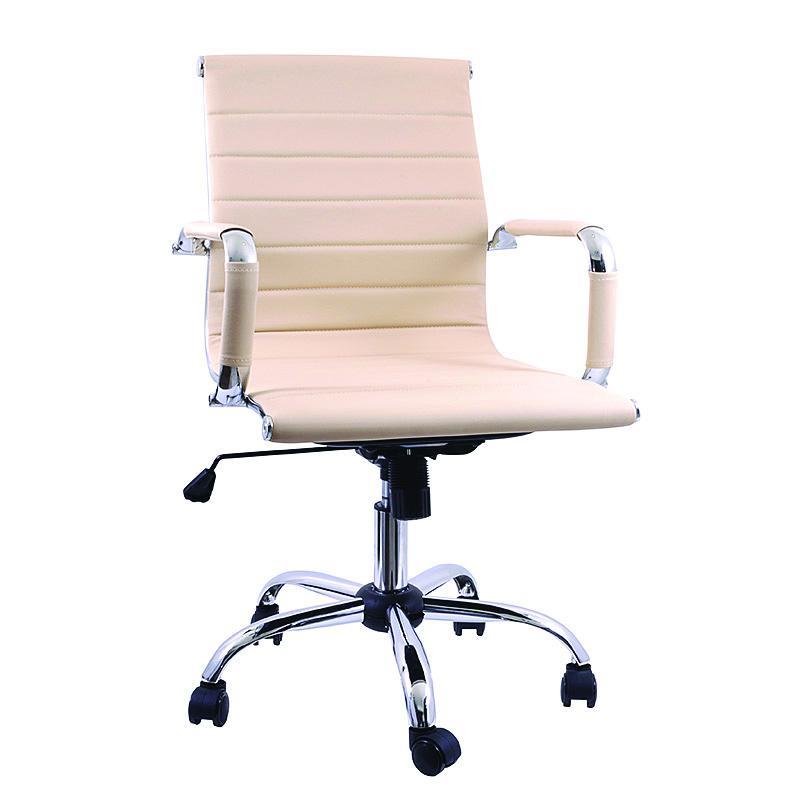 Καρέκλα Γραφείου FL6002 Fylliana Μπέζ Τεχνόδερμα 54x59x89 εκ. Καρέκλα Γραφείου FL6002 Fylliana Μπέζ Τεχνόδερμα 54x59x89 εκ.