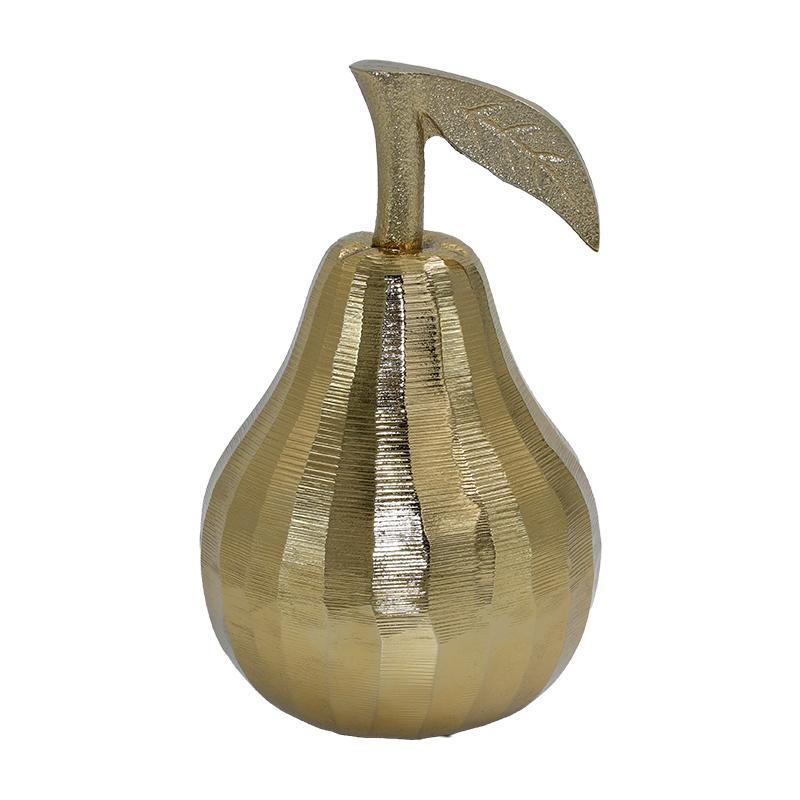Μεταλλικό Διακοσμητικό Pear FL447 Fylliana Χρυσό χρώμα 11x16εκ Μεταλλικό Διακοσμητικό Pear FL447 Fylliana Χρυσό χρώμα 11x16εκ