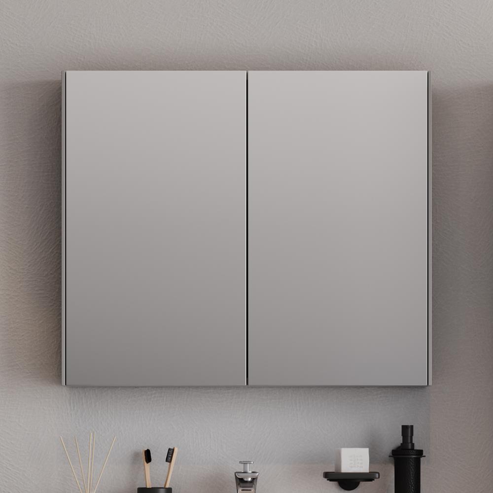 Καθρέπτης μπάνιου MALAGA 80 Γκρί Ματ 80x13.5x68 εκ. Καθρέπτης μπάνιου MALAGA 80 Γκρί Ματ 80x13.5x68 εκ.