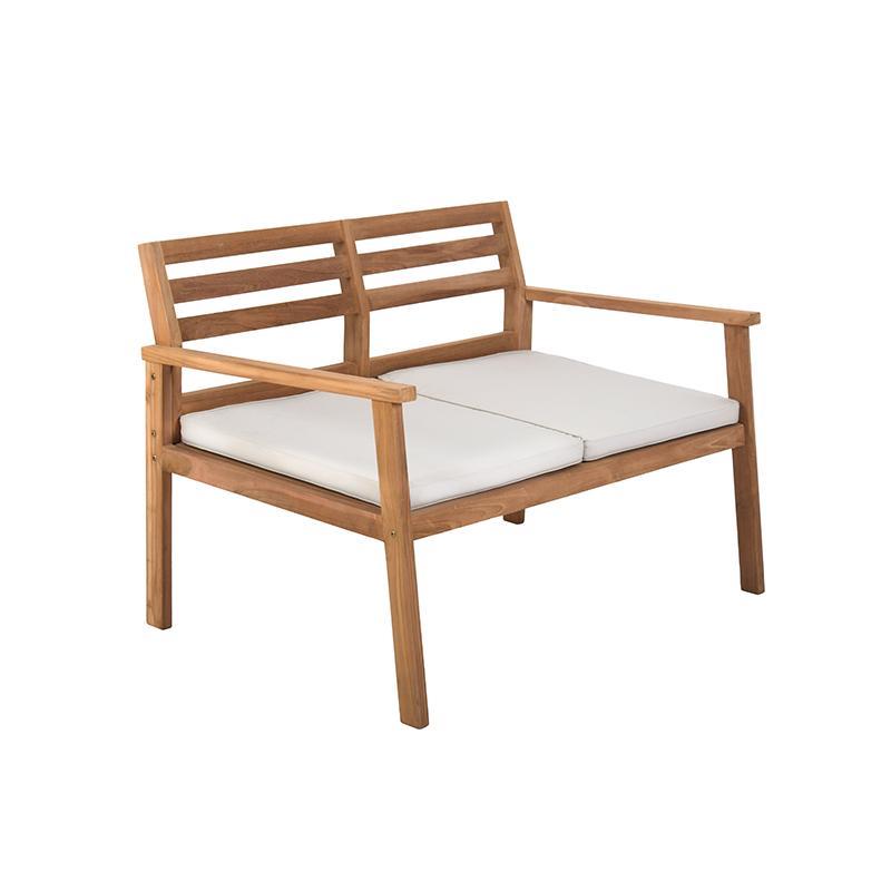 Καναπές κήπου New Winston Fylliana Διθέσιος Μασίφ ξύλο Teak Φυσικό 128x75x75 εκ. Καναπές κήπου New Winston Fylliana Διθέσιος Μασίφ ξύλο Teak Φυσικό 128x75x75 εκ.