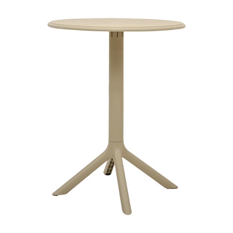 Τραπέζι FL809 Fylliana Στρογγυλό Πολυπροπυλενίου Μπέζ 60x60x75 εκ. Τραπέζι FL809 Fylliana Στρογγυλό Πολυπροπυλενίου Μπέζ 60x60x75 εκ.
