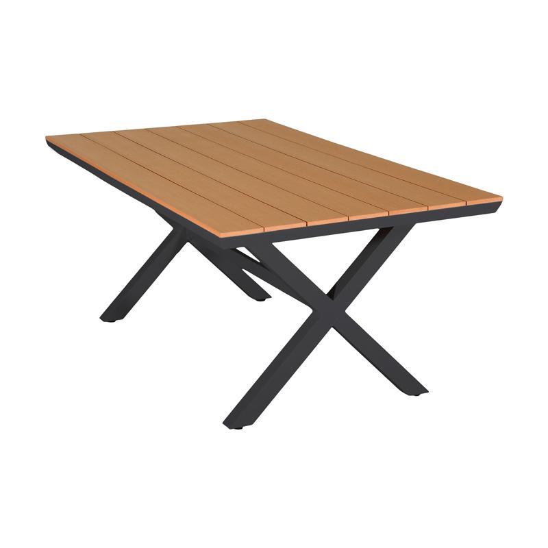 Τραπέζι FL6510 Fylliana Αλουμινίου Polywood Γκρί 180x100x75 εκ. Τραπέζι FL6510 Fylliana Αλουμινίου Polywood Γκρί 180x100x75 εκ.