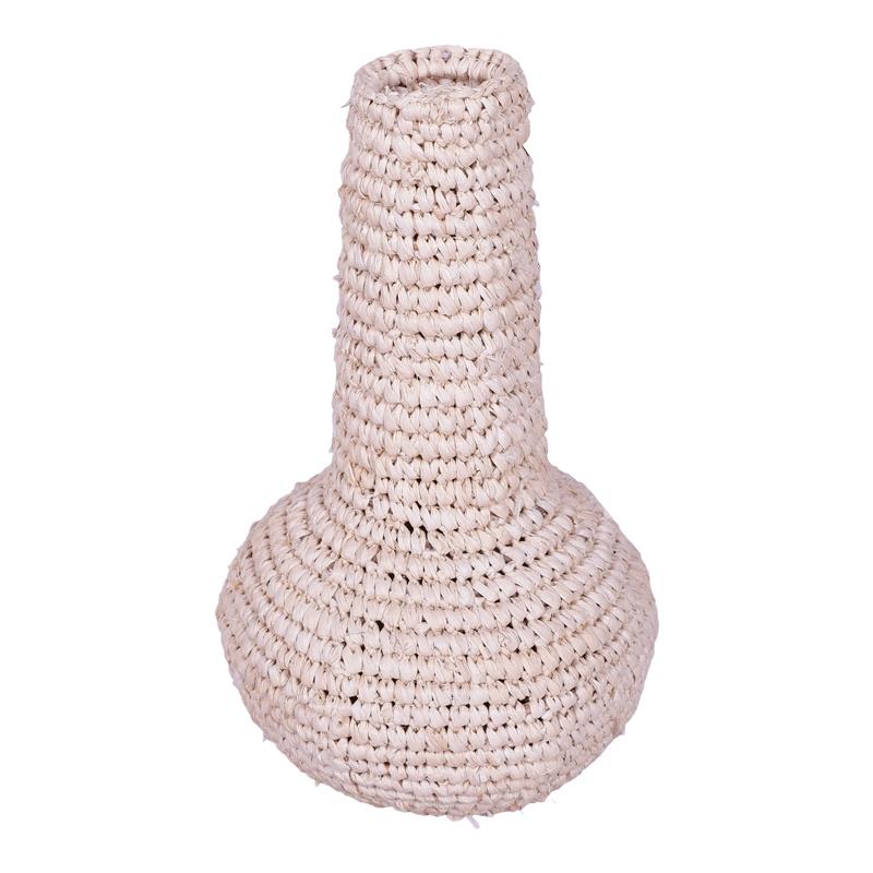 Βάζο Sannery Inart sisal σε φυσική απόχρωση Φ18x30εκ Βάζο Sannery Inart sisal σε φυσική απόχρωση Φ18x30εκ