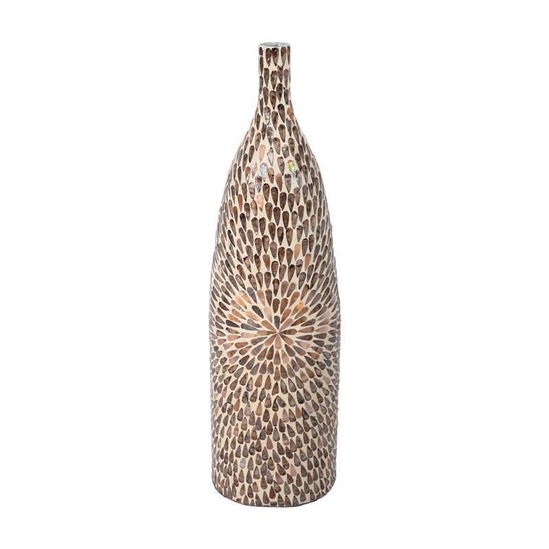 Βάζο Δαπέδου Bamboo-Κοχύλι Tear Drop Fylliana FL241 Μπεζ-Καφέ-Λευκό Φ22x81 εκ. Βάζο Δαπέδου Bamboo-Κοχύλι Tear Drop Fylliana FL241 Μπεζ-Καφέ-Λευκό Φ22x81 εκ.