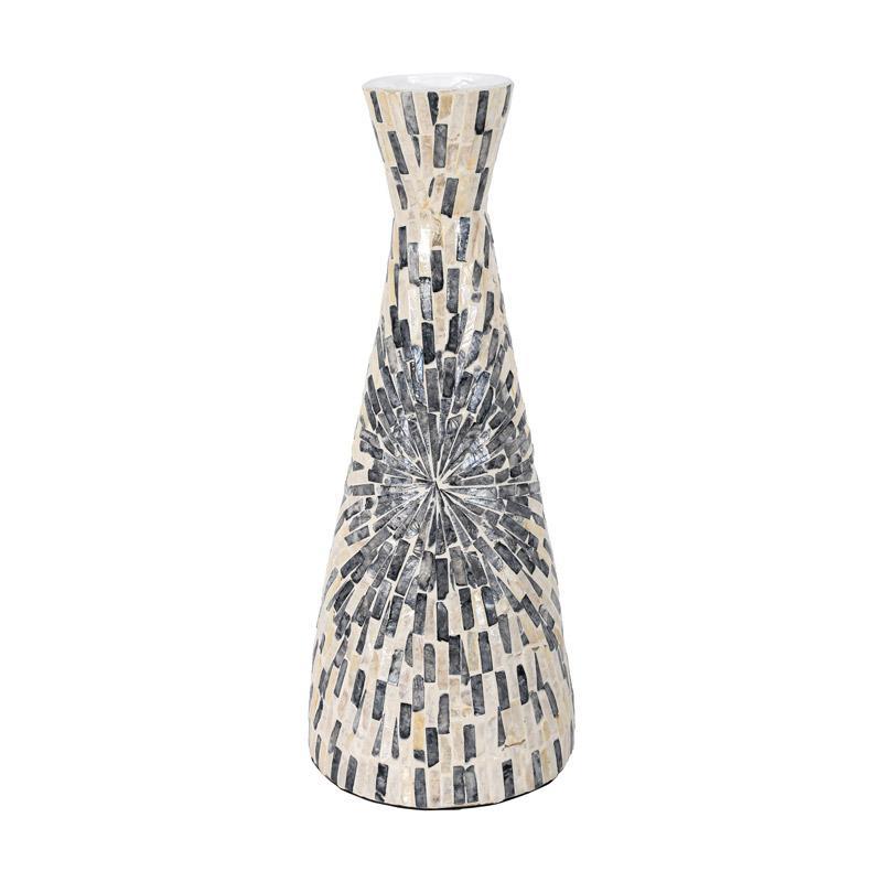 Βάζο Bamboo-Κοχύλι Fylliana FL03 Γκρι-Λευκό Φ20x50 εκ. Βάζο Bamboo-Κοχύλι Fylliana FL03 Γκρι-Λευκό Φ20x50 εκ.
