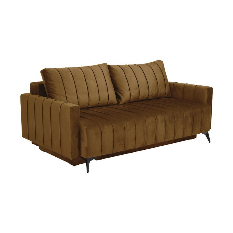 Καναπές - Κρεβάτι Comfort Fylliana Ώχρα 235x104x80 εκ.