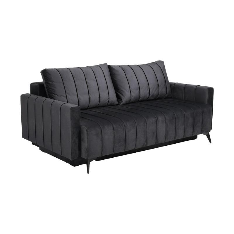 Καναπές - Κρεβάτι Comfort Fylliana Γκρί 235x104x80 εκ.