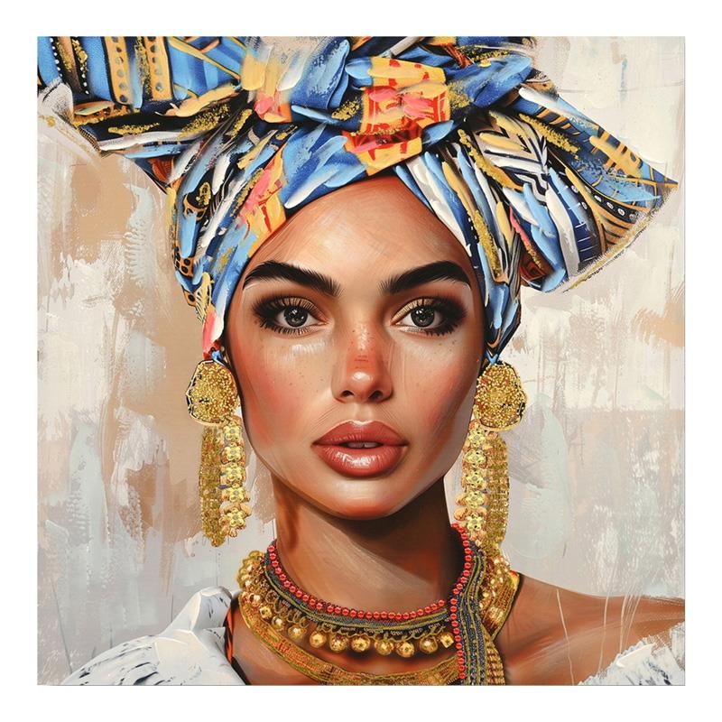 Πίνακας σε Καμβά Turban Ι Inart 80x3x80εκ.
