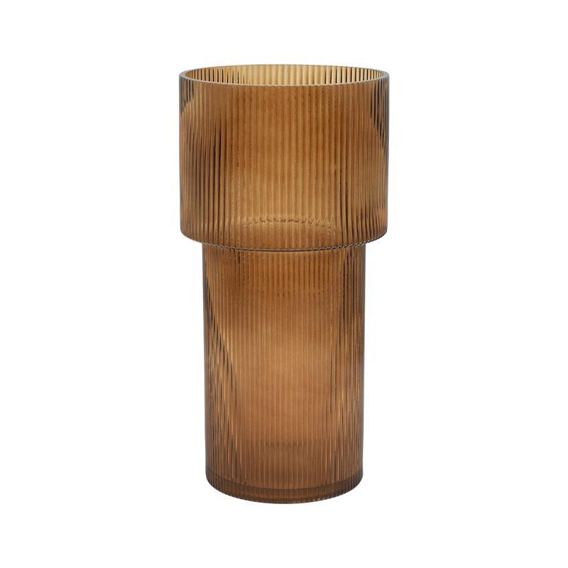 Διακοσμητικό Γυάλινο Βάζο FL29 Fylliana Amber απόχρωση 15x29εκ Διακοσμητικό Γυάλινο Βάζο FL29 Fylliana Amber απόχρωση 15x29εκ