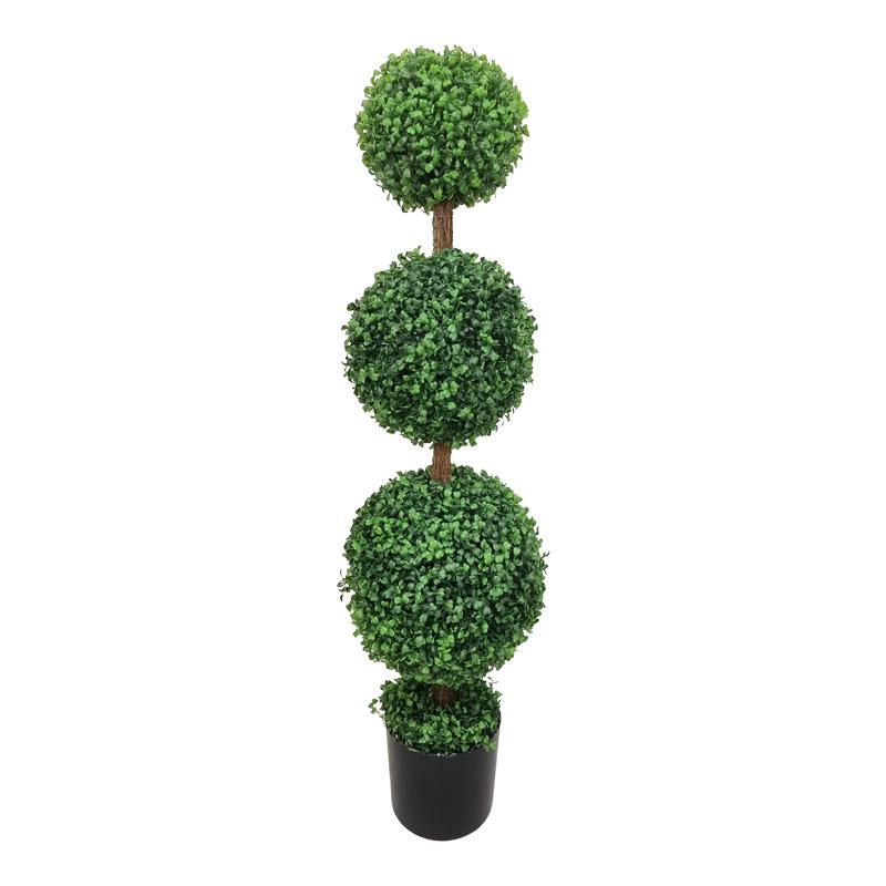 Διακοσμητικό φυτό Bolla IIΙ σε γλάστρα Inart πράσινο pp Φ33x120εκ