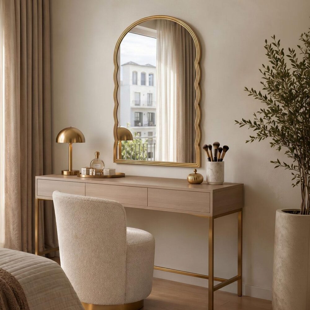 Καθρέπτης Megike Inart μέταλλο σε χρυσή απόχρωση 60x2x90εκ Καθρέπτης Megike Inart μέταλλο σε χρυσή απόχρωση 60x2x90εκ