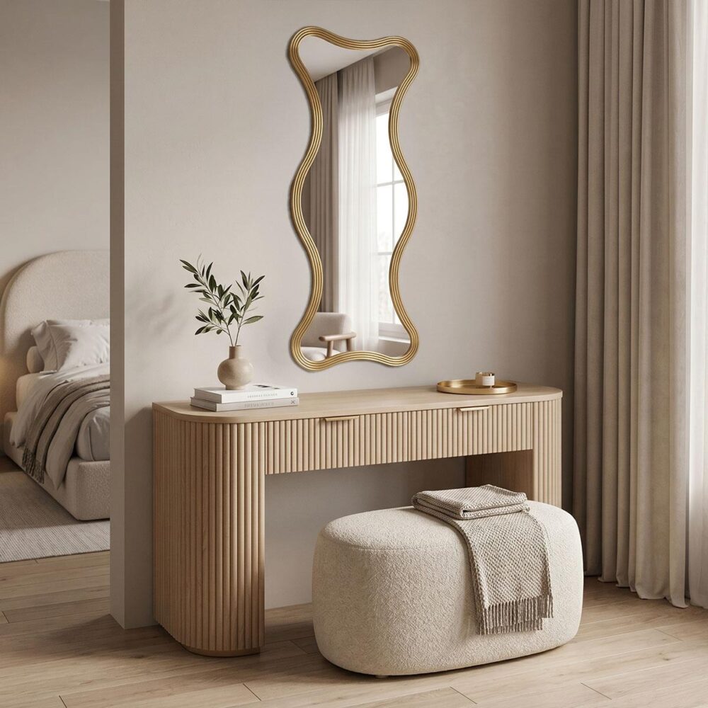 Καθρέπτης Boulen Inart μέταλλο σε χρυσή απόχρωση 51x2x126εκ Καθρέπτης Boulen Inart μέταλλο σε χρυσή απόχρωση 51x2x126εκ