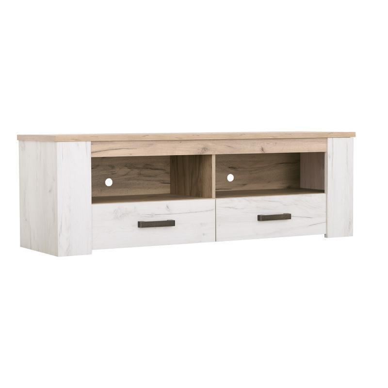 Έπιπλο TV Kent 150 Γκρί Δρύς - Λευκός Δρύς 151x43x49 εκ. Έπιπλο TV Kent 150 Γκρί Δρύς - Λευκός Δρύς 151x43x49 εκ.