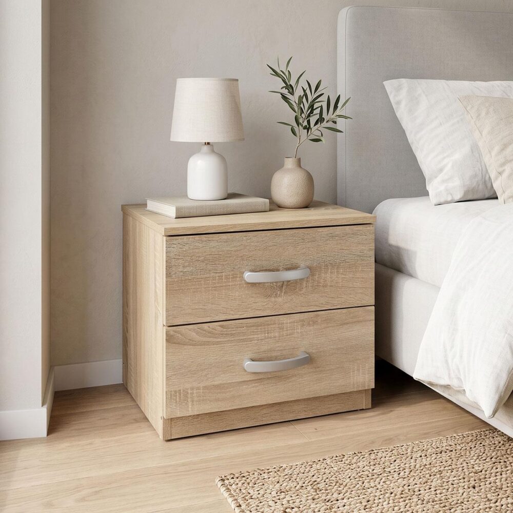 Κομοδίνο Athos σε sonoma απόχρωση 48x40x41.5εκ Κομοδίνο Athos σε sonoma απόχρωση 48x40x41.5εκ