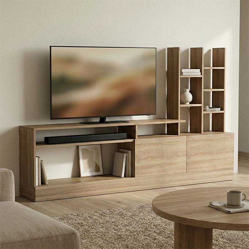 Σύνθετο σαλονιού Seruno sonoma 170x25x100εκ Σύνθετο σαλονιού Seruno sonoma 170x25x100εκ