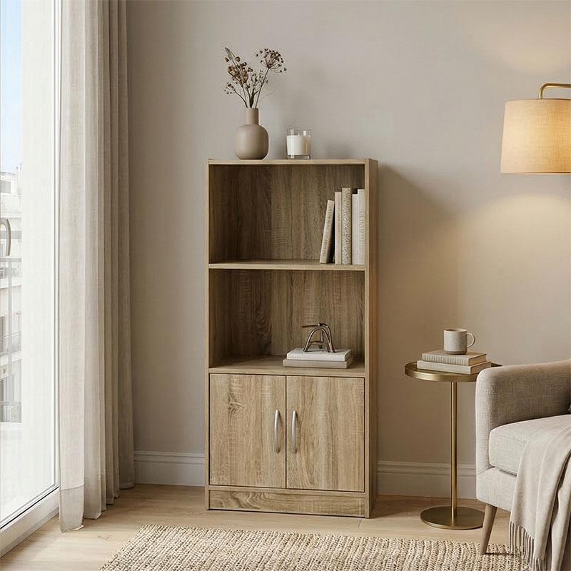 Βιβλιοθήκη Tekaro sonoma 60x30x120εκ Βιβλιοθήκη Tekaro sonoma 60x30x120εκ