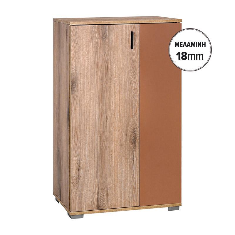 Παπουτσοθήκη Valenor Fylliana Artisan - Κεραμιδί απόχρωση 69x34x120εκ