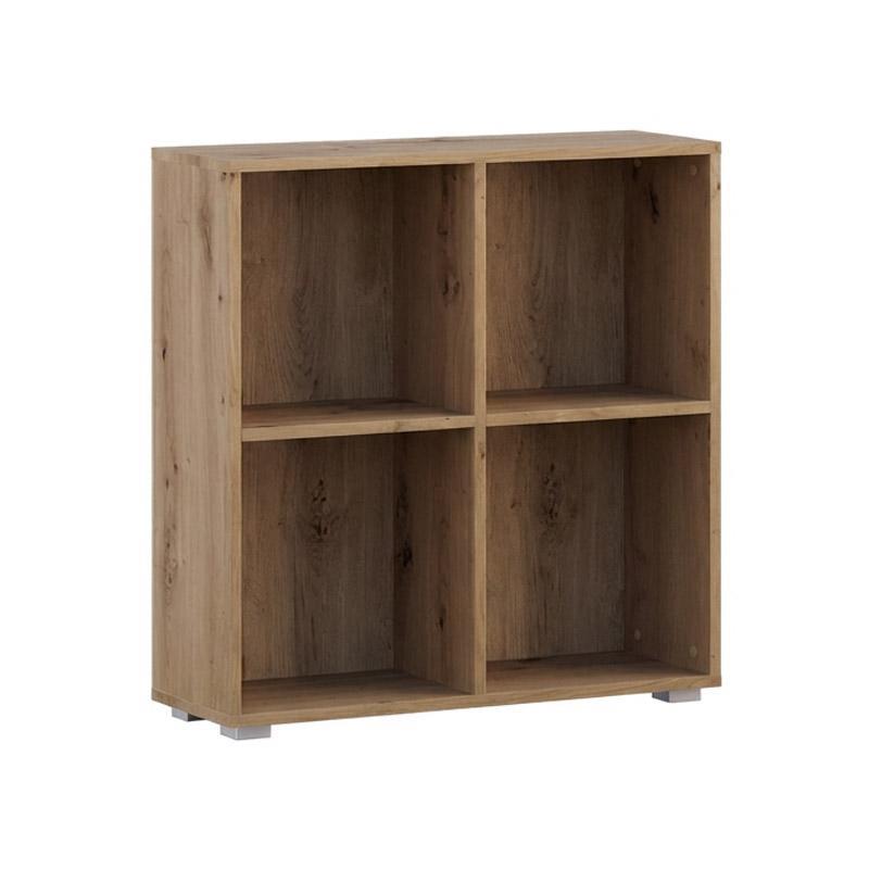 Βιβλιοθήκη - Ραφιέρα Smart 4P Fylliana Artisan χρώμα 74x25x76εκ