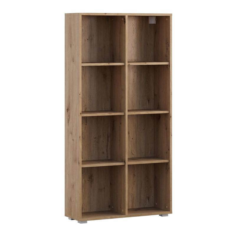 Βιβλιοθήκη - Ραφιέρα Smart 8P Fylliana Artisan χρώμα 74x25x146εκ