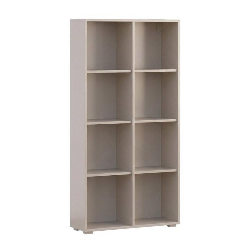 Βιβλιοθήκη - Ραφιέρα Smart 8P Fylliana Cashmere χρώμα 74x25x146εκ
