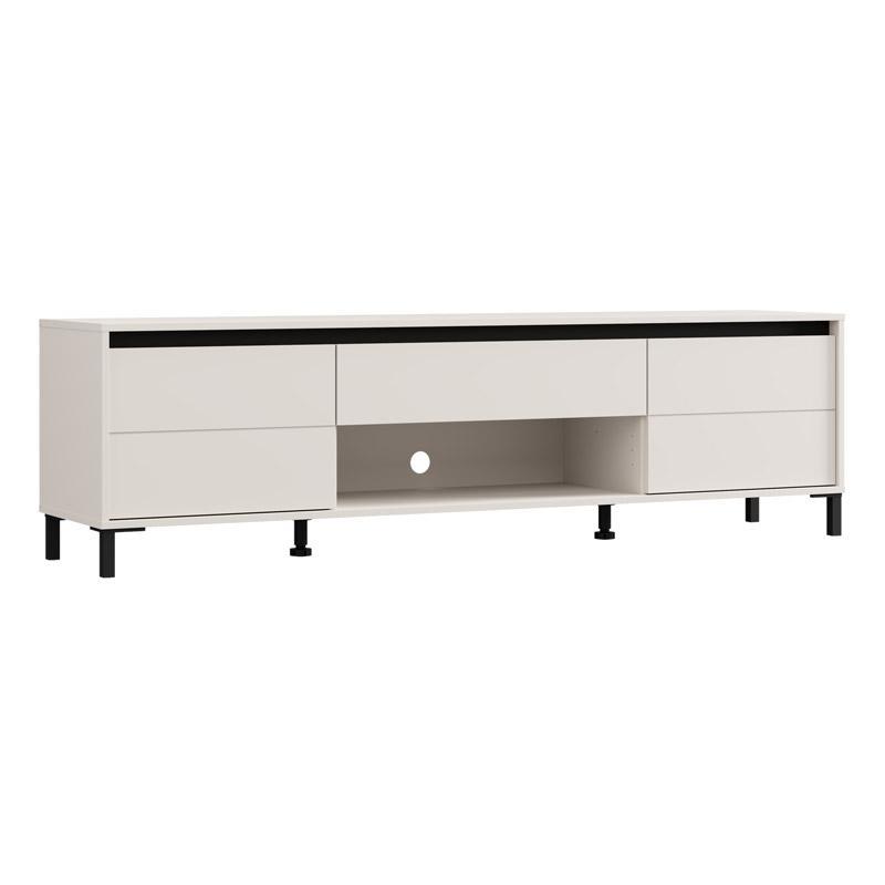 Έπιπλο Τηλεόρασης Marron 183 Cashmere - Μαύρο Ματ 183x40x52εκ. Έπιπλο Τηλεόρασης Marron 183 Cashmere - Μαύρο Ματ 183x40x52εκ.