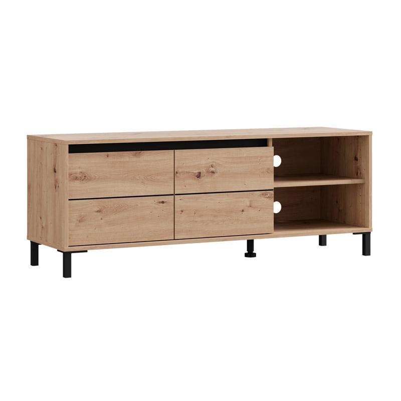 Έπιπλο Τηλεόρασης MARRON 138 σε Artisan - Μαύρο 138x40x52εκ. Έπιπλο Τηλεόρασης MARRON 138 σε Artisan - Μαύρο 138x40x52εκ.