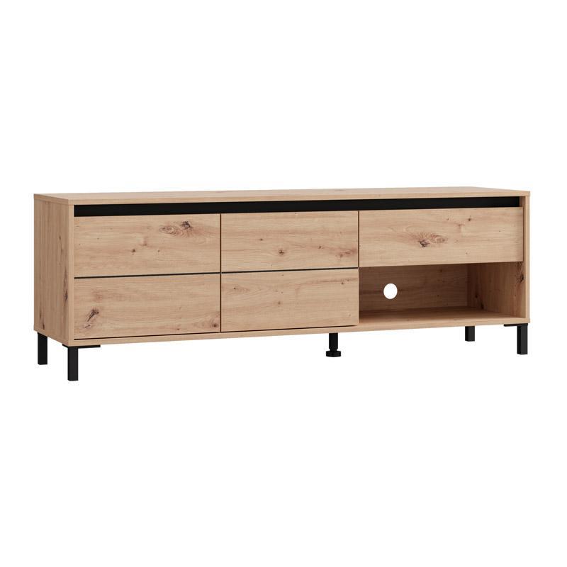 Έπιπλο Τηλεόρασης Maroon 150 Artisan - Μαύρο Ματ 151x40x52εκ. Έπιπλο Τηλεόρασης Maroon 150 Artisan - Μαύρο Ματ 151x40x52εκ.