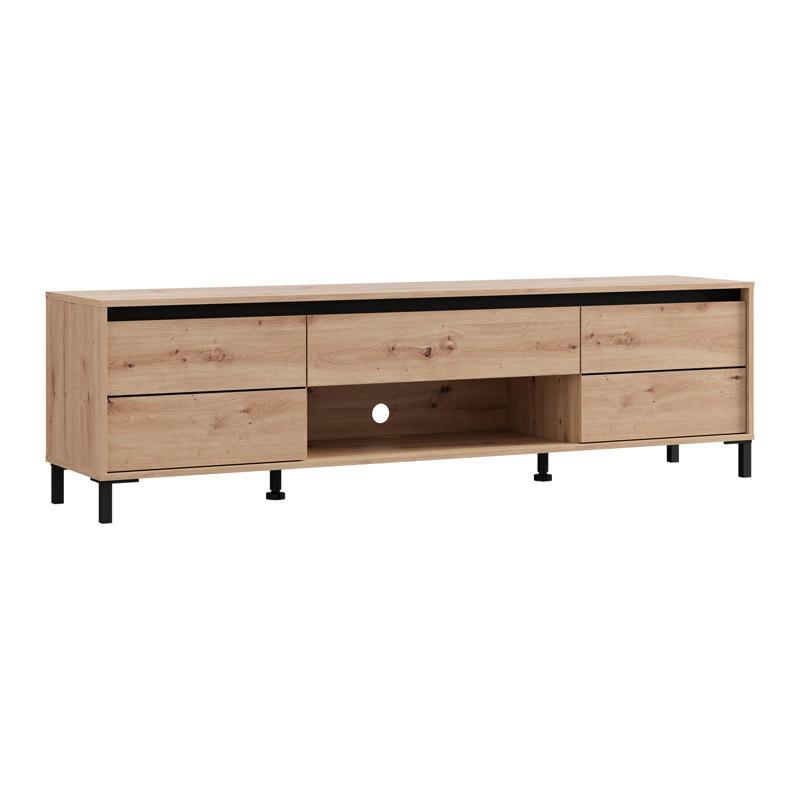 Έπιπλο Τηλεόρασης Maroon 183 Artisan - Μαύρο Ματ 183x40x52εκ. Έπιπλο Τηλεόρασης Maroon 183 Artisan - Μαύρο Ματ 183x40x52εκ.