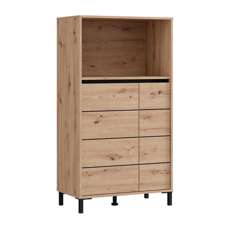 Βιτρίνα Marron 2K2V POP 135 Artisan - Μαύρο Ματ 74x40x135εκ. Βιτρίνα Marron 2K2V POP 135 Artisan - Μαύρο Ματ 74x40x135εκ.
