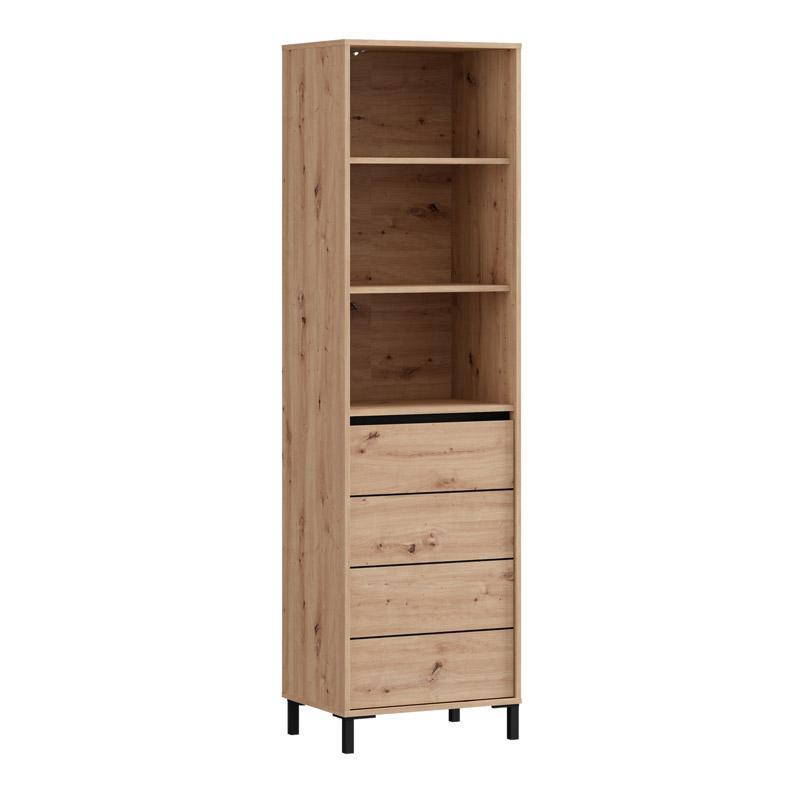 Βιτρίνα Marron 1K1V POP 193 Artisan - Μαύρο Ματ 55x40x193εκ. Βιτρίνα Marron 1K1V POP 193 Artisan - Μαύρο Ματ 55x40x193εκ.