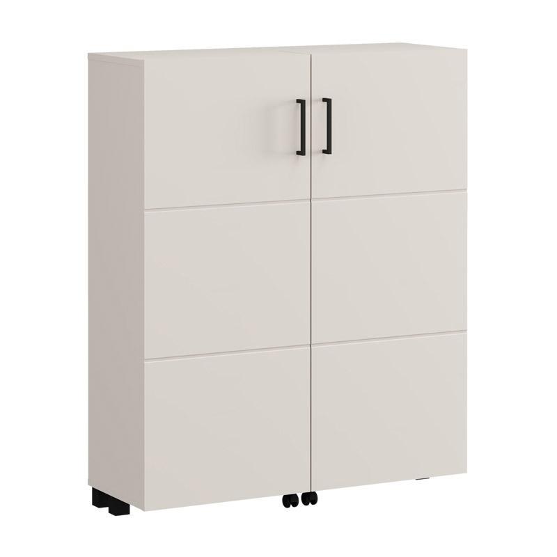 Παπουτσοθήκη ISLAY 91 2K Cashmere χρώμα 92x33x113εκ Παπουτσοθήκη ISLAY 91 2K Cashmere χρώμα 92x33x113εκ