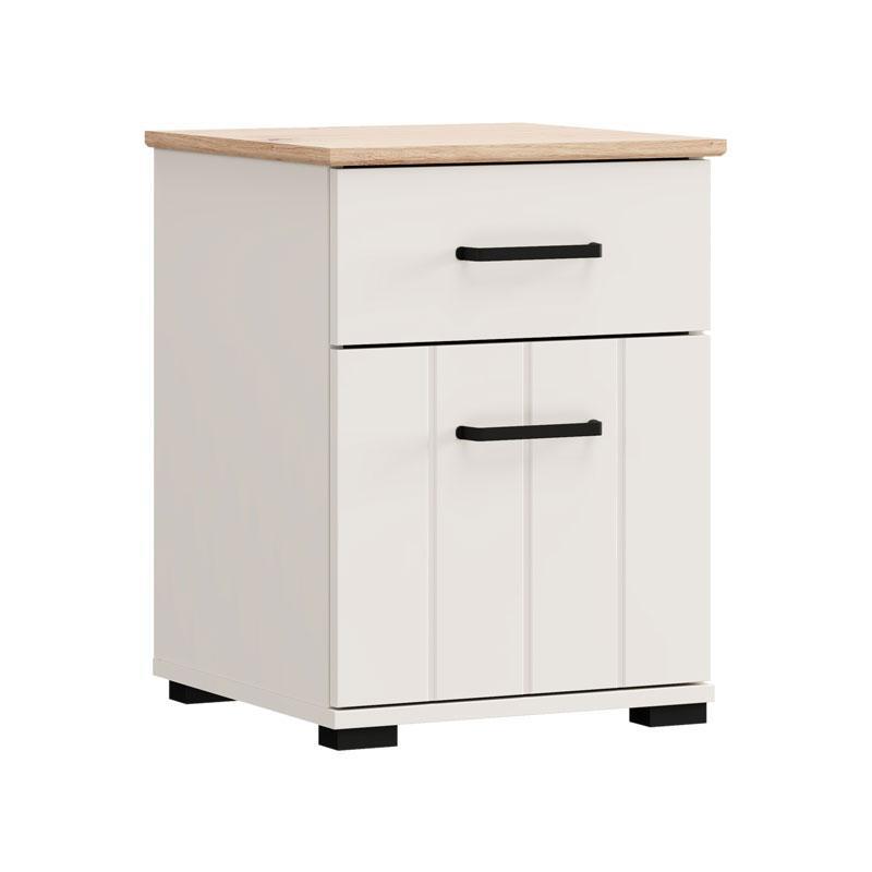 Κομοδίνο LAMBETH σε Cashmere - Artisan Oak 41x41x54εκ Κομοδίνο LAMBETH σε Cashmere - Artisan Oak 41x41x54εκ