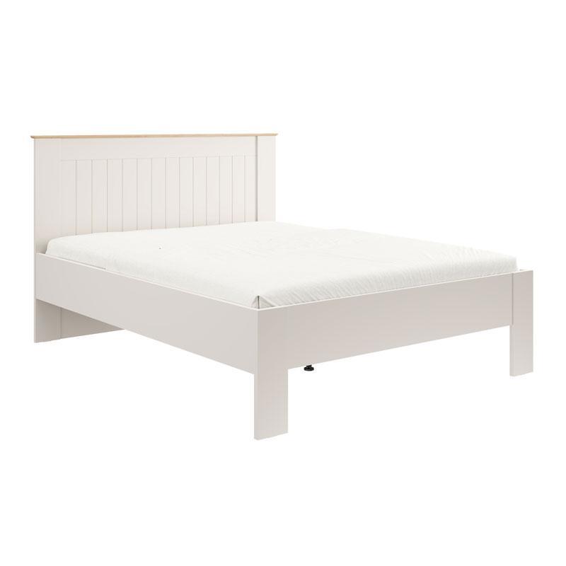 Κρεβάτι LAMBETH 160 Διπλό Cashmere - Artisan Oak χρώμα 172x213x115εκ