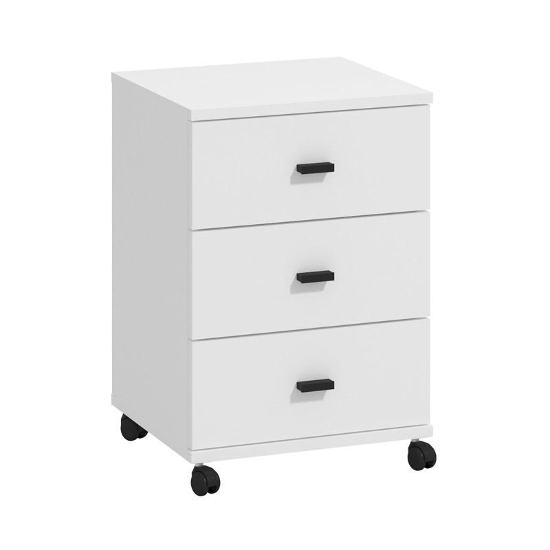 Συρταριέρα Γραφείου ALMOND 38 3F RS σε Λευκό 39x35x56εκ Συρταριέρα Γραφείου ALMOND 38 3F RS σε Λευκό 39x35x56εκ