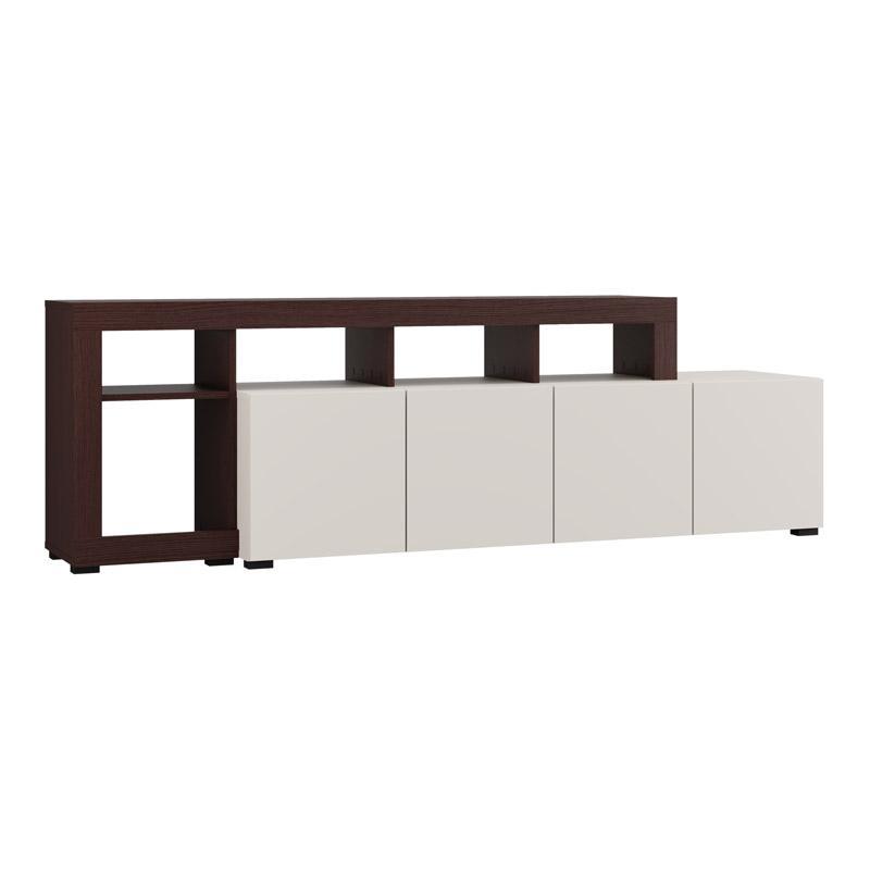 Έπιπλο Τηλεόρασης ARGYLL TV 154 3K3V OP Cashmere με Dark Tailor Oak χρώμα 192x40x61εκ Έπιπλο Τηλεόρασης ARGYLL TV 154 3K3V OP Cashmere με Dark Tailor Oak χρώμα 192x40x61εκ