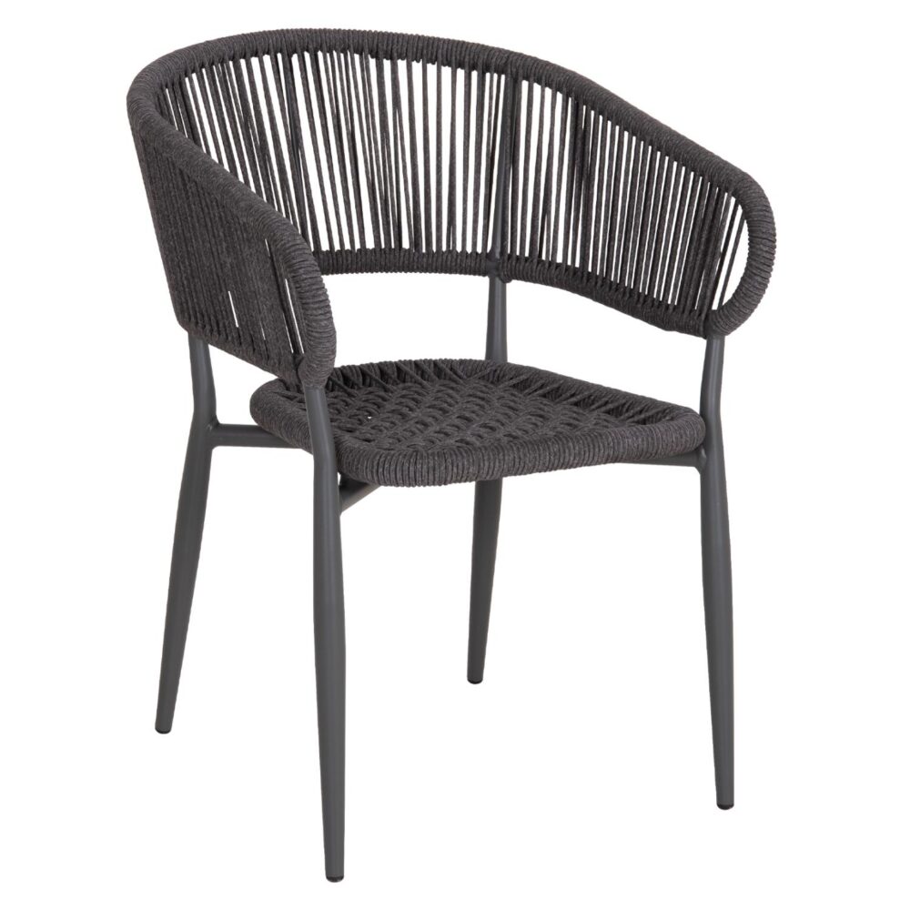 Καρέκλα Πολυθρόνα Κήπου EULO Αλουμίνιο Γκρι & Twisted Rattan Γκρι 57x63x77 εκ. Καρέκλα Πολυθρόνα Κήπου EULO Αλουμίνιο Γκρι & Twisted Rattan Γκρι 57x63x77 εκ.
