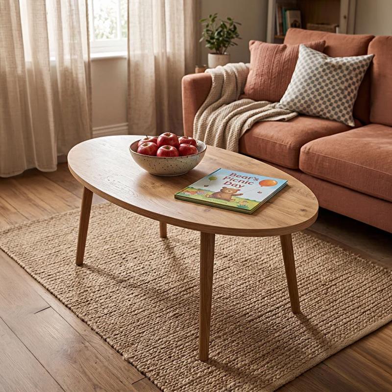 Τραπέζι Σαλονιού Sartori σε Oak 90x45x43εκ. Τραπέζι Σαλονιού Sartori σε Oak 90x45x43εκ.