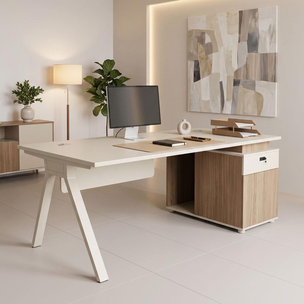 Γραφείο Επαγγελματικό Spark σε Oak-Μπεζ 150x70x75εκ. Γραφείο Επαγγελματικό Spark σε Oak-Μπεζ 150x70x75εκ.