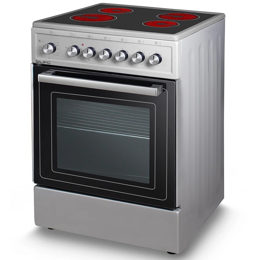 Ηλεκτρική Κεραμική κουζίνας SILIFO Inox με 9 Λειτουργίες 60cm Ηλεκτρική Κεραμική κουζίνας SILIFO Inox με 9 Λειτουργίες 60cm