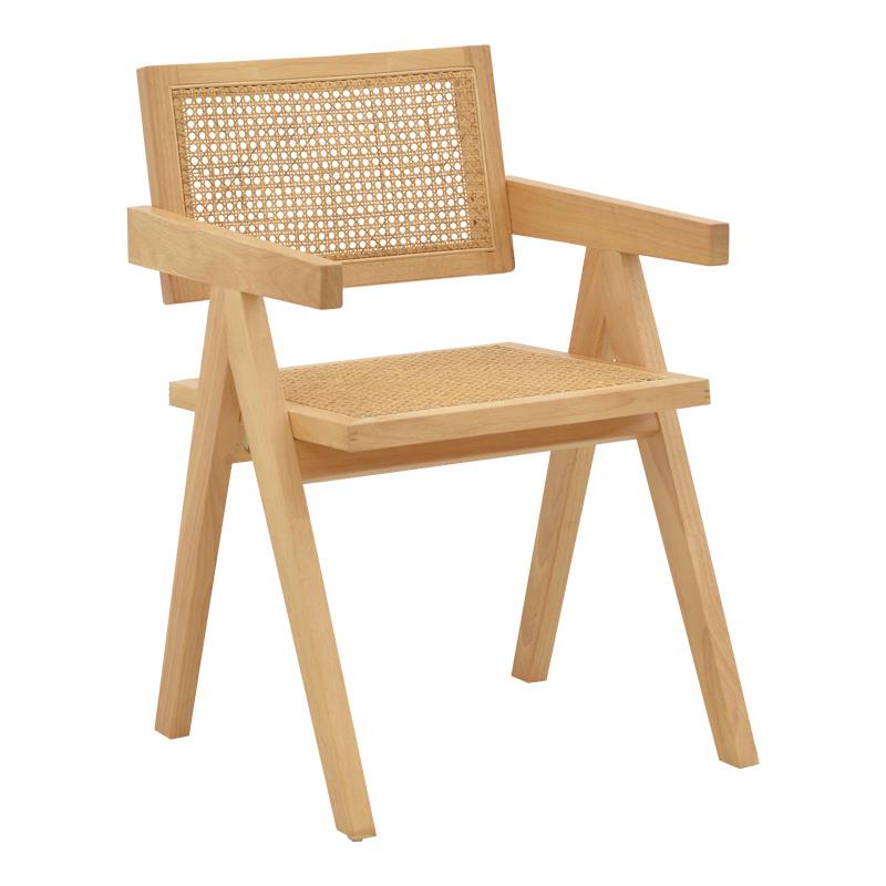 Καρέκλα - Πολυθρόνα Winslow φυσικό rubberwood 52x59x79εκ