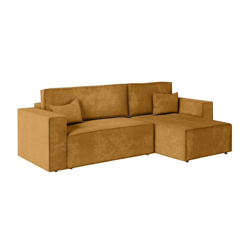 Γωνιακός Καναπές New Isabella Fylliana Μουσταρδί 270x160x90 εκ. Γωνιακός Καναπές New Isabella Fylliana Μουσταρδί 270x160x90 εκ.