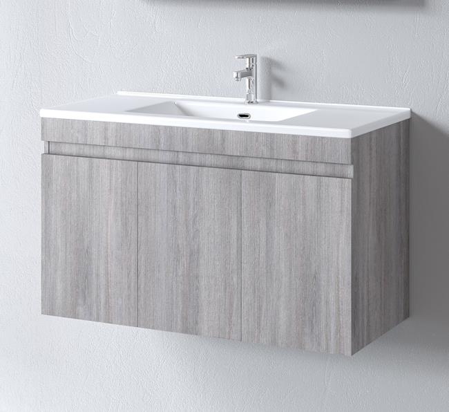 Πάγκος μπάνιου με Νιπτήρα OMEGA 120 Grey Oak 120x46x60 εκ. Πάγκος μπάνιου με Νιπτήρα OMEGA 120 Grey Oak 120x46x60 εκ.