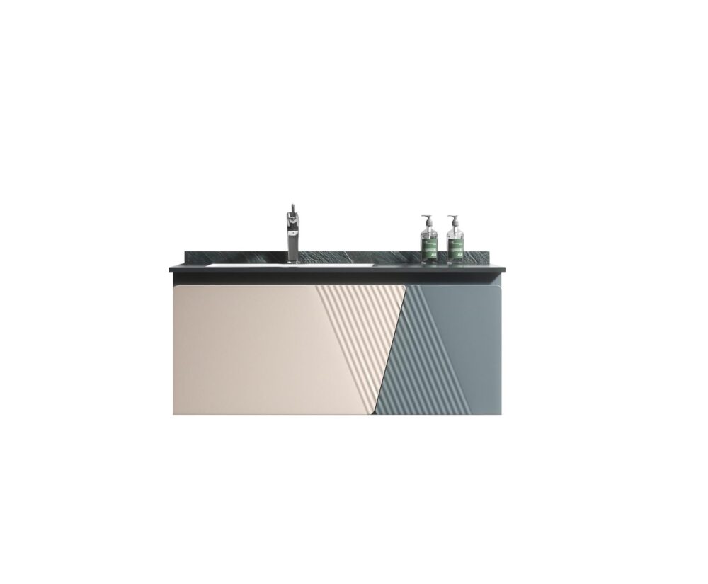 Πάγκος μπάνιου με Νιπτήρα VICTORIA 100 Beige - Petrol 100x50x43 εκ. Πάγκος μπάνιου με Νιπτήρα VICTORIA 100 Beige - Petrol 100x50x43 εκ.
