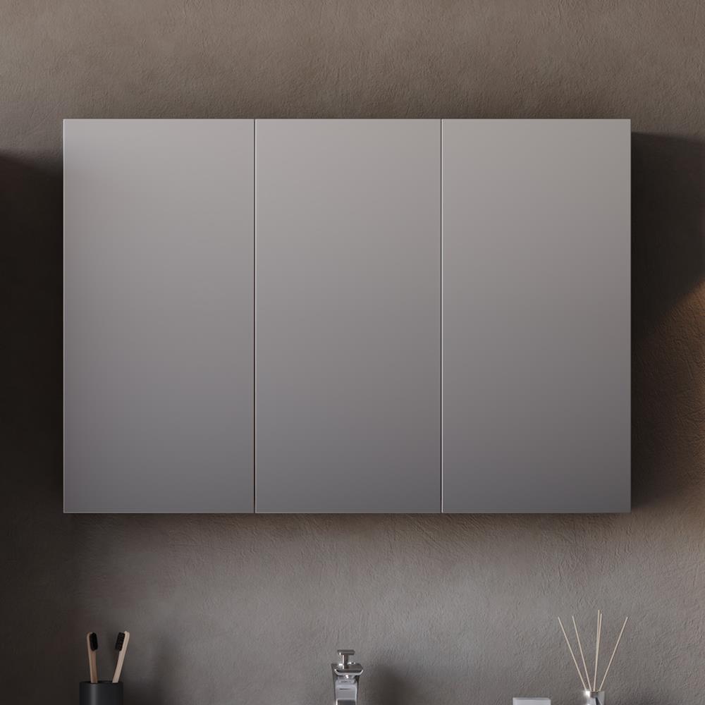 Καθρέπτης μπάνιου Smile 100 Barok Ματ 100x14x68 εκ.