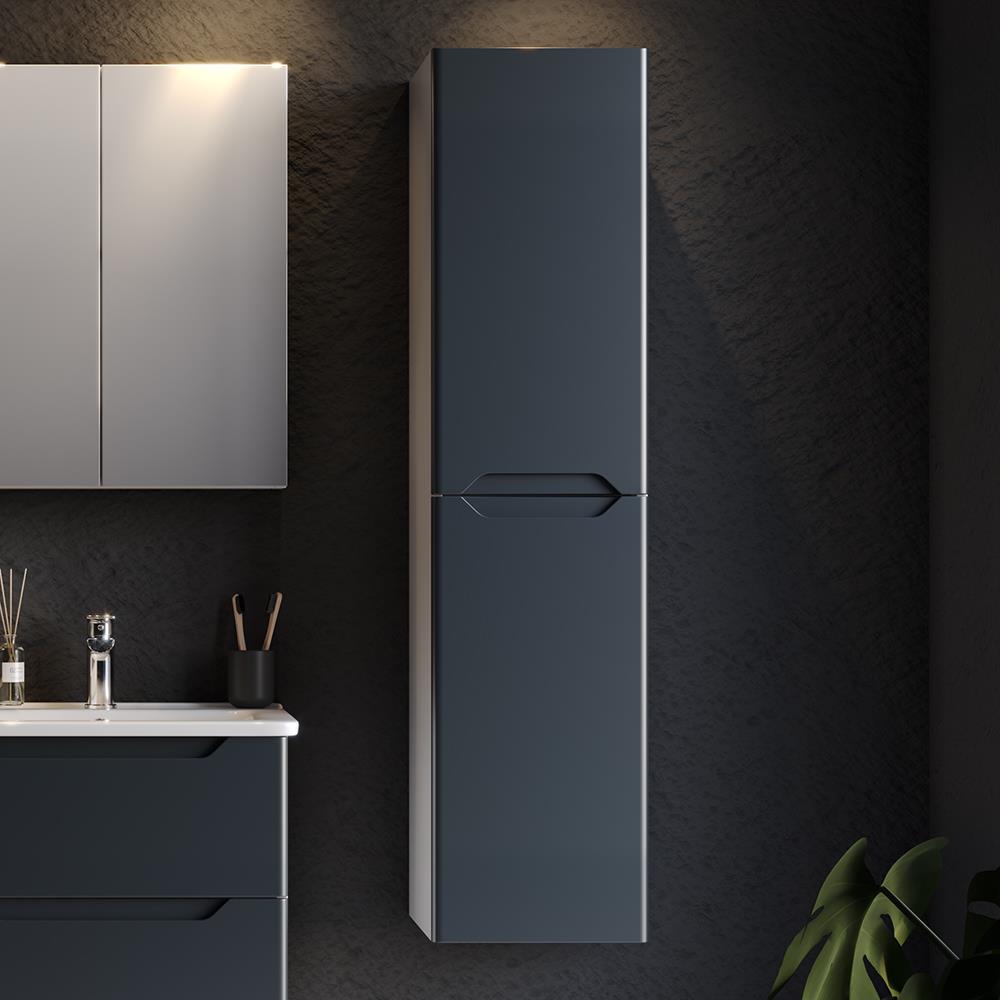 Στήλη μπάνιου κρεμαστή PERLA 34 Ανθρακί 34x35x138 εκ. Στήλη μπάνιου κρεμαστή PERLA 34 Ανθρακί 34x35x138 εκ.