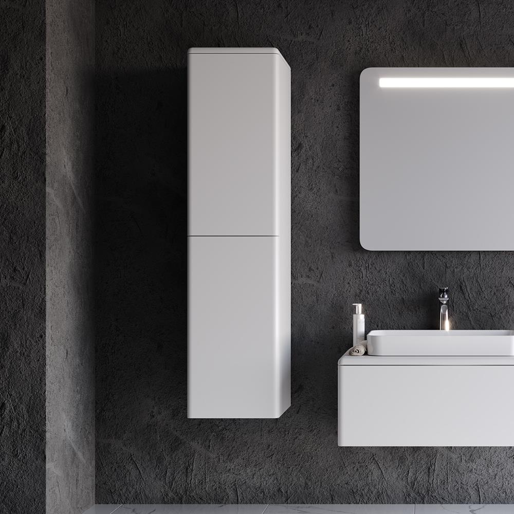 Στήλη μπάνιου κρεμαστή KUZEY 35 Λευκή 35x35x138 εκ. Στήλη μπάνιου κρεμαστή KUZEY 35 Λευκή 35x35x138 εκ.