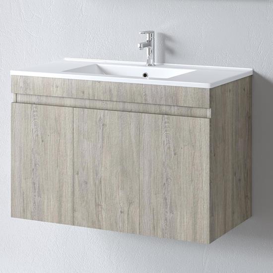 Πάγκος μπάνιου με Νιπτήρα OMEGA 90 Beige Oak 87x44x60 εκ. Πάγκος μπάνιου με Νιπτήρα OMEGA 90 Beige Oak 87x44x60 εκ.