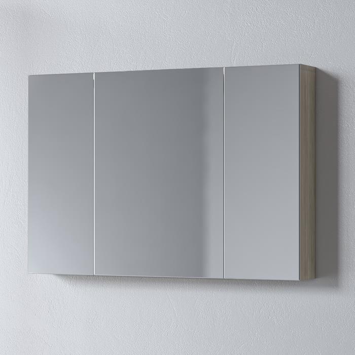 Καθρέπτης μπάνιου OMEGA 90 Beige Oak 90x14x65 εκ.