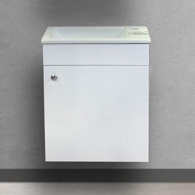 Πάγκος μπάνιου με Νιπτήρα PARMA 50 Λευκό 50x25x60 εκ. Πάγκος μπάνιου με Νιπτήρα PARMA 50 Λευκό 50x25x60 εκ.