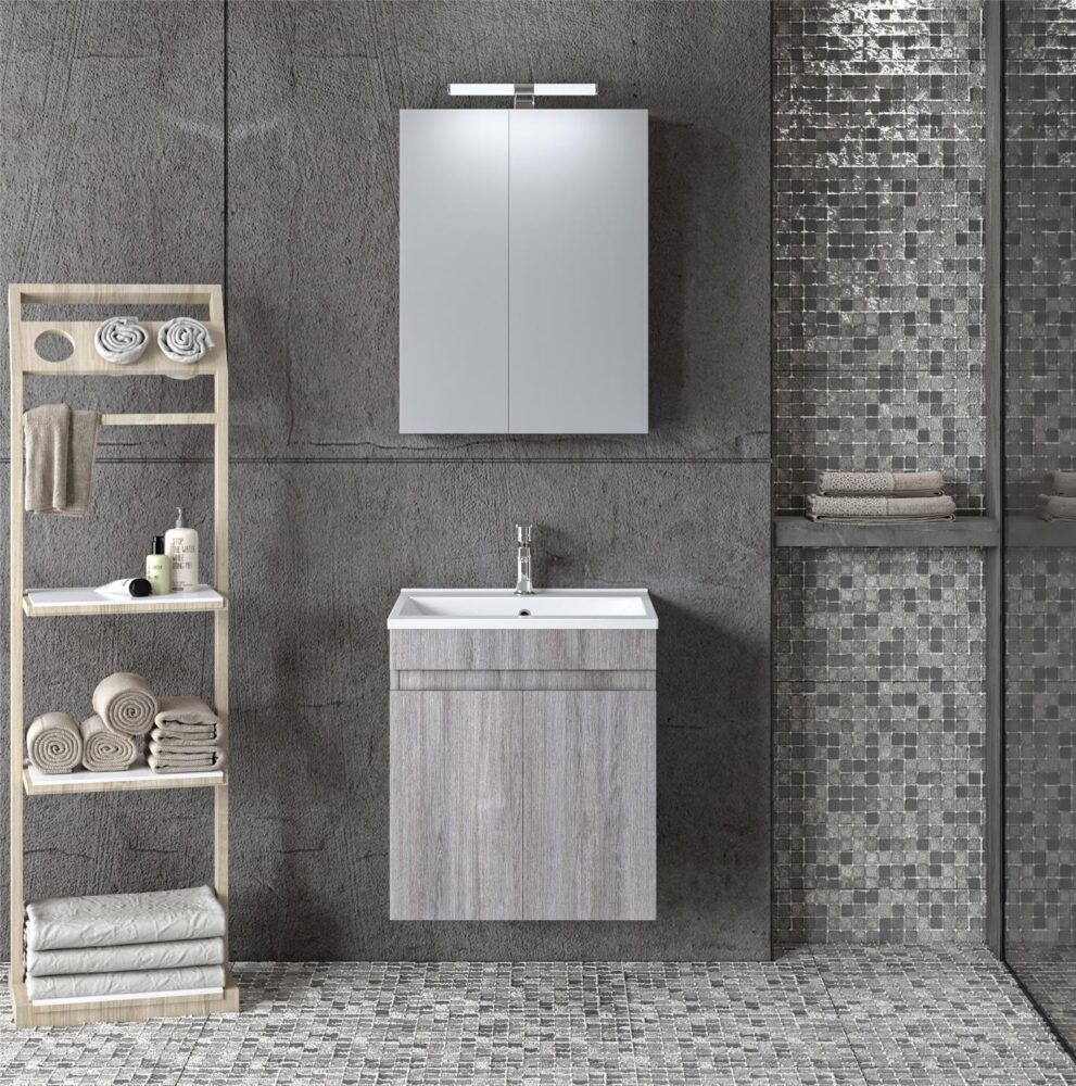 Σετ Έπιπλο Μπάνιου OMEGA 50 Grey Oak Σετ Έπιπλο Μπάνιου OMEGA 50 Grey Oak